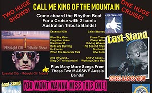 Midnight Oil & Chisel Barnes Tribute Harbour Cruise