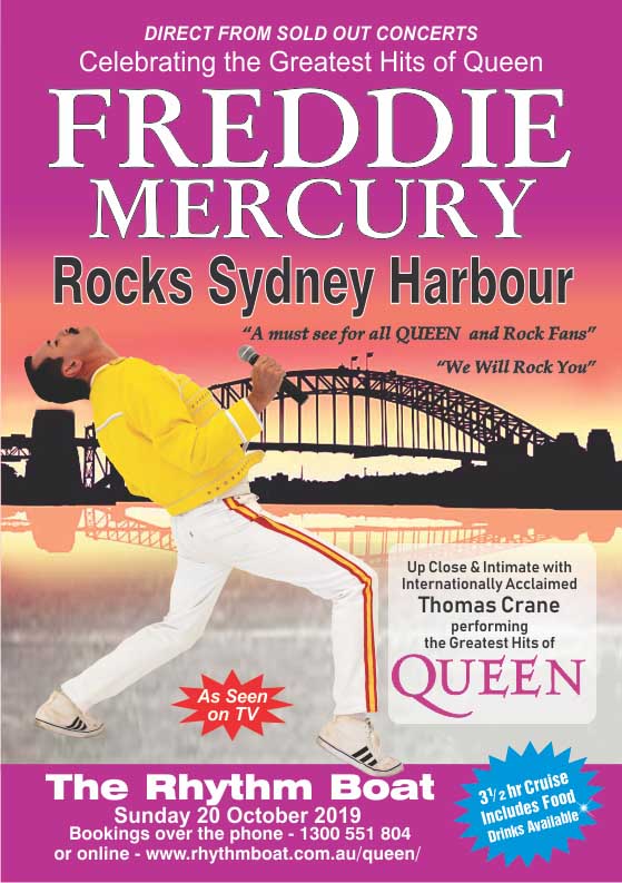 Freddie Mercury Cruise Sydney Harbour Rhythmboat