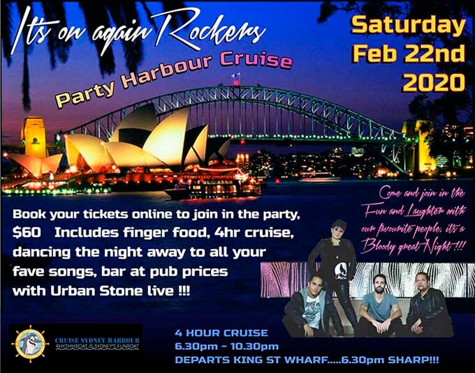 Urban Stone Harbour Cruise Sydney